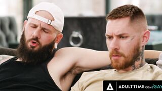 HETEROFLEXIBLE - Str8 Buddies Zak Bishop  Johnny Hill Give In To Anal Temptation While Jerking Off