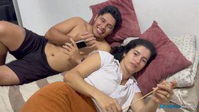 MY STEPFATHER'S NEW GIRLFRIEND PREFERS MY COCK 2.0