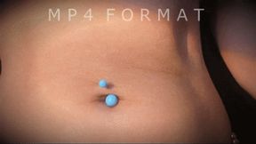 Dangle Blue Belly Rings (HD) MP4