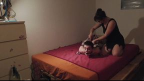 The Home Files - Frogtie on the Bed for Muriel - A Predicament tied by Afsana Kink - Full Clip wmv