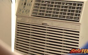 Hot Brunette August Ames Satisfies Herself With Solo Masturbation