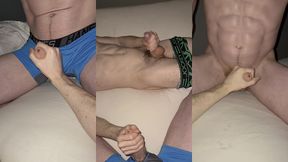 step bros jerk and cum huge loads together