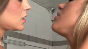 Winning Daisy Layne and Ela Darling at deep throat trailer