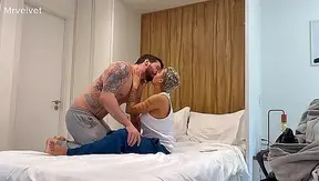 Boy Gives In To Forbidden Desire With Hot Lesbians – Wild Bareback Ride