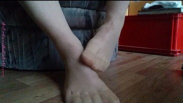 Volles Kondom und Birkenstocks ** SPERMA Fun 1 **