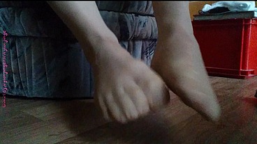 Volles Kondom und Birkenstocks ** SPERMA Fun 1 **