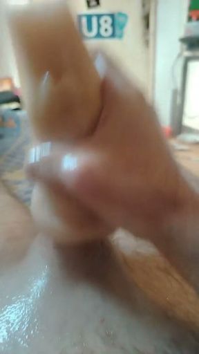 Fleshlight Destroyed - Uncontrollably Sloppy Oiled  – Cock Throbs Until It Shoots