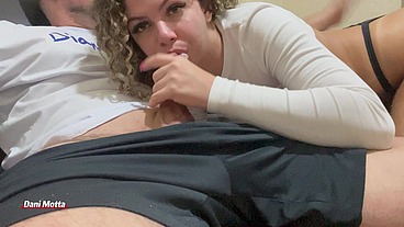 I got very horny, I sucked a lot and drank everything