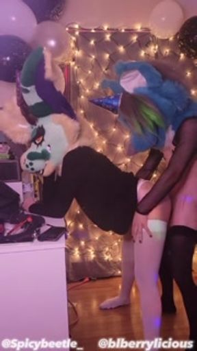 Furry Teens Fuck at New Years Party