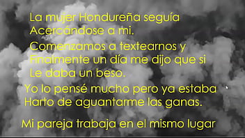 Putita Hondure&ntilde_a. Nos texteamos y besamos.