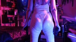 Sexy Fetish Mistress Eva Latex Pumping Big Ass MILF Kink Leggins BDSM Solo Fetish