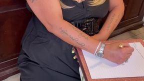 Corporate Milf Brazilian Goddess Trying To Work With Nasty Gas