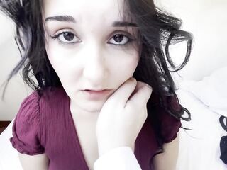 College Cutie Gets Punished and gets Facial after giving a smutty Oral sex / Tugjob