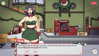 Claus' Secret Surprise [ XMAS HENTAI Game ] Ep.4 the boss has a not so small cock after all !