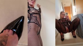 dans ma combinaison en nylon qui s ouvre a l entre jambes ca me donne des ...