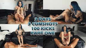 ENEA SLAVE - 3 DAYS, 3 CUMSHOTS, 100 KICKS - PART ONE - HD