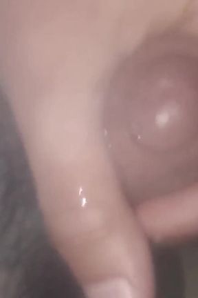 Pubic Hair Close up While Jerking - Cumshot Right on Camera Lens