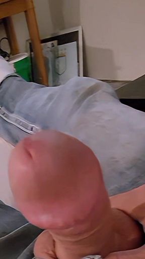 Big Cock Grows for a Big Cumshot