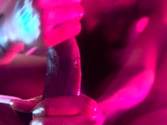 Amateur handjob POV clip that ends with a messy cumshot