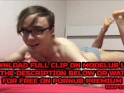 Twink in striped underwear sucks and lickles your cock POV [TRAILER]