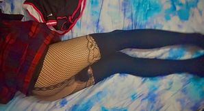 Femboy cums Handsfree dick vibrator