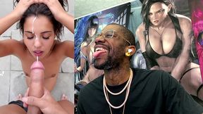 cumming all over step daughter in public, ai generated