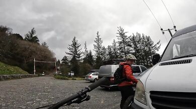 Cum with us for a long bike ride and a quick fuck