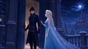 Elsa gets fucked by a merciless outsider prince- story in Spanish- AI PORN