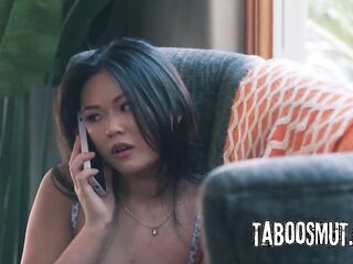 Voyeur Oriental Doxy Gets Her Vagina Railed By Large Shlong Neighbour