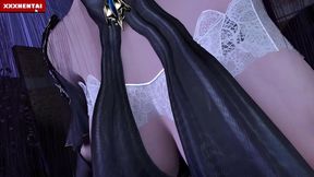 Glitched Goddess with Big Assets - 3D Hentai Animation