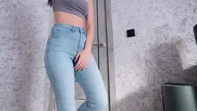 Desperation Pee in Jeans Part 1