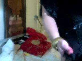 Tranny wanking  and cuming
