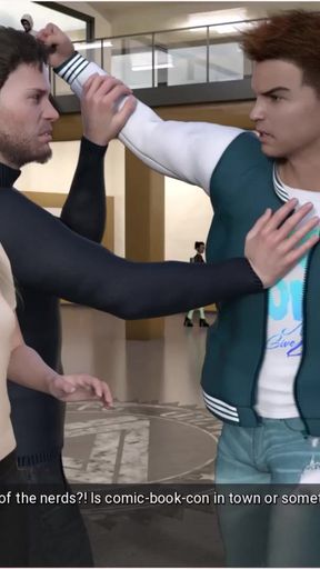 Captivating moment from &quot;No place like home #3 - Tessa showed Mark het sexy outfit ... Eve and Mark spend some time&quot;