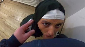 milfycalla – slutty nun squirts after rough fucking & facefucking - cosplay
