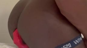 muscle butt & titplay dad pumps nipples & massages prostate