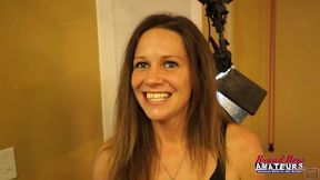 julia petite brunette milf audition turns into hungry deepthroat!