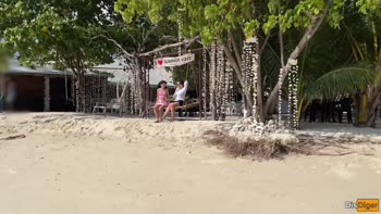 Katty West & DisDiger's Beach Pickup: Big Tits, Handjobs & Dick Flashing