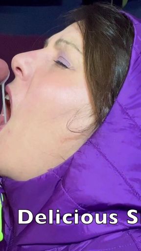 Captivating moment from &quot;Cumshot In Mouth So Huge I was GAGGING!&quot;