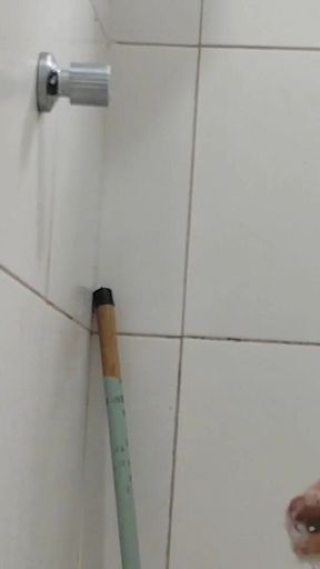Big Sexy Boy Gets Horny While Taking a Shower.