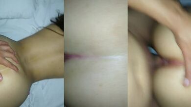 Petite latina moaning deep while riding four on four POV