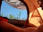 Dirty Talk in Tent, Big Load/Orgasm