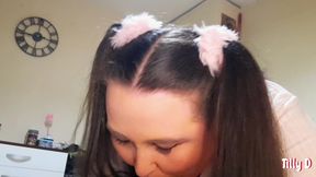 Innocent Girl With A Lollipop... UNTIL SHE'S NOT