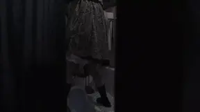 Naughty Japanese babe deepthroats her lover's cock in the toilet