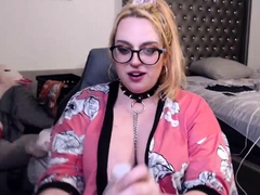 Blonde russian bbw amateur webcam fucking