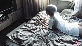 Stepsister Replaces a Broken Gamepad with Her Body (facial Cumshot) - Mollyredwolf