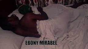 Hot ebony feel honey in the night but she don't know how to deal with it
