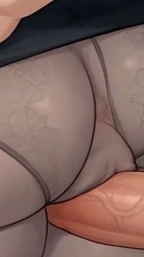 Waifu Secretary POV - Office Close-up Teasing