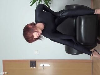 Fullbody Ebony Shiny Catsuit