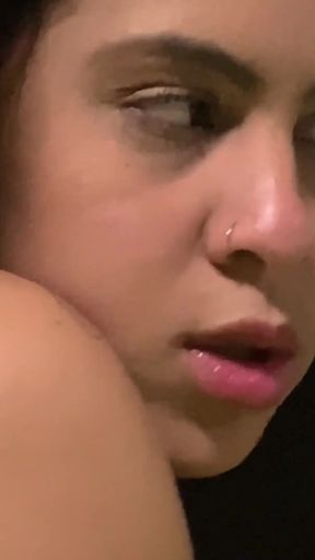 Hot Girl Moaning Hot on a Dick