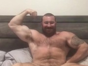 OnlyfansBeefBeast Wes Norton Beefy Hung Bodybuilder Musclebear Big Dick Flexing Alpha Bull Bear Hot